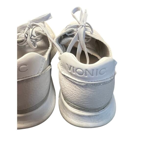 Vionic Casual Joey Sneaker Light Grey Leather 5 - Picture 5 of 11